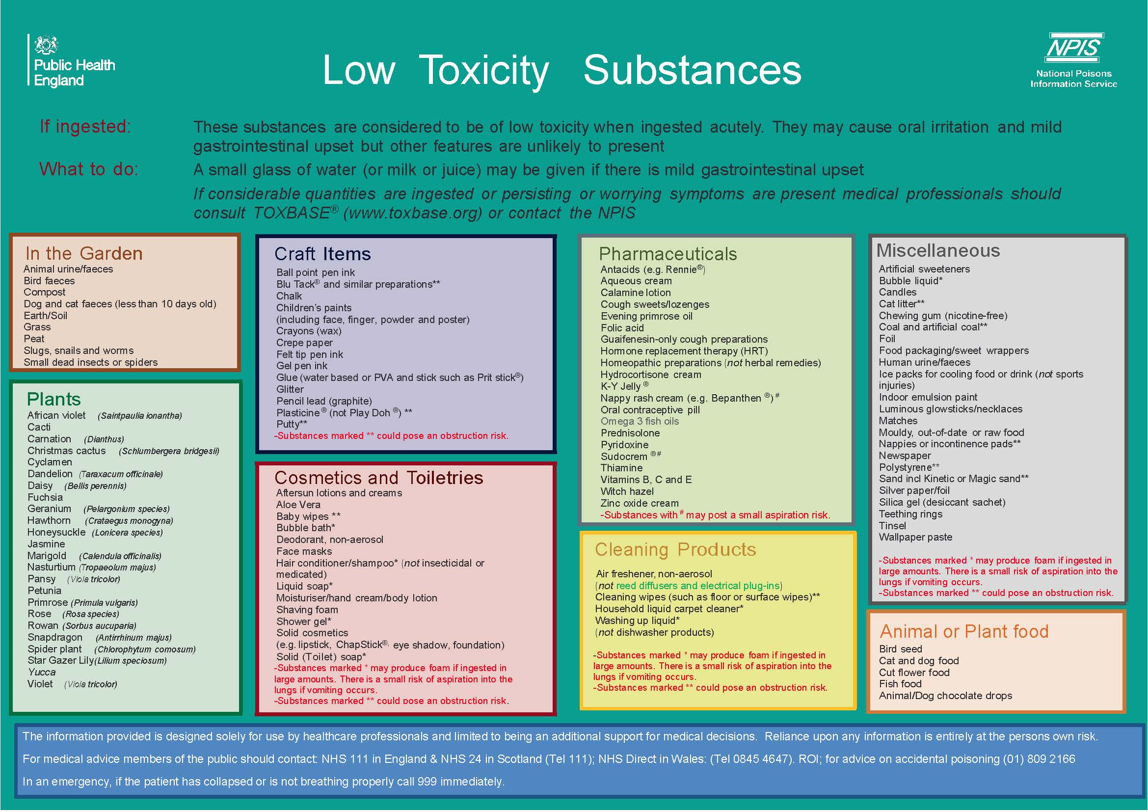 Low Toxicity leaflet